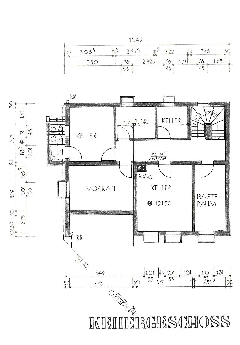 KG Grundriss